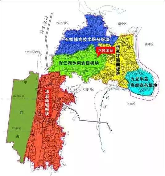 重庆商圈规划图图片