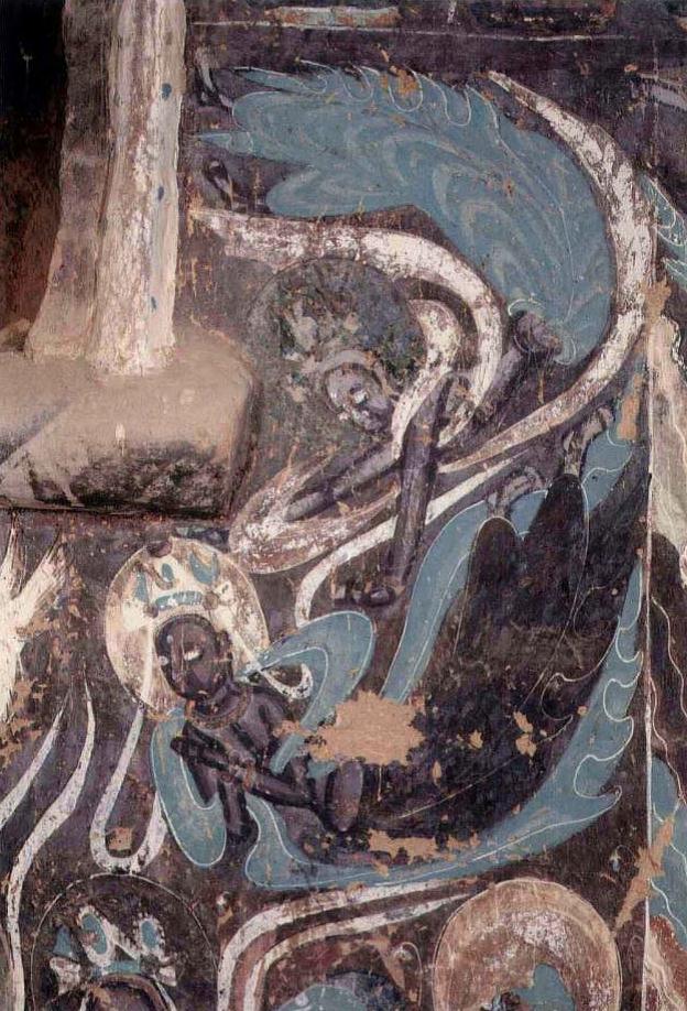 【敦煌石窟】北魏-254窟【4】北壁本生故事:尸毗王割肉救鸽【高清大图