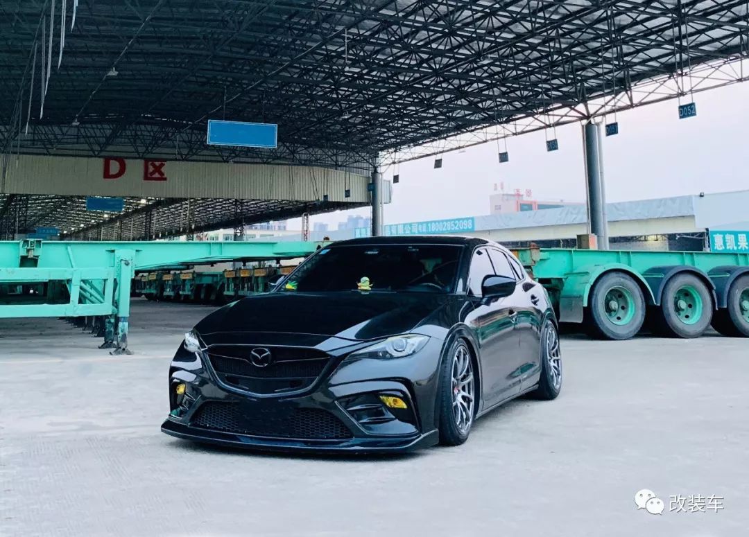 因为中意阿特兹旅行版车友将马自达cx4打造成低趴姿态