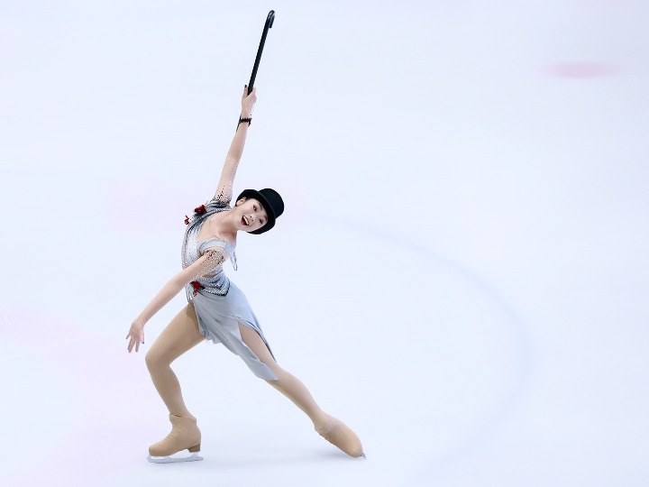 才开始学习花样滑冰,经过前冰舞全国冠军王晨,杨芳等教练的悉心指导