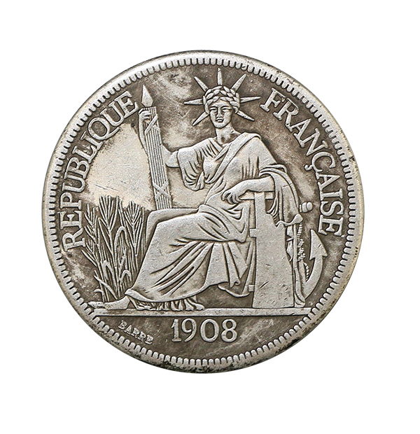 图案精美经典坐洋币