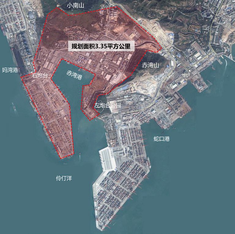 图6:赤湾片区规划用地范围及区位图3