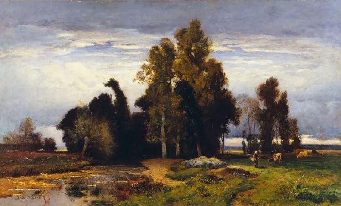 法国-杜普雷,风景画中的贝多芬