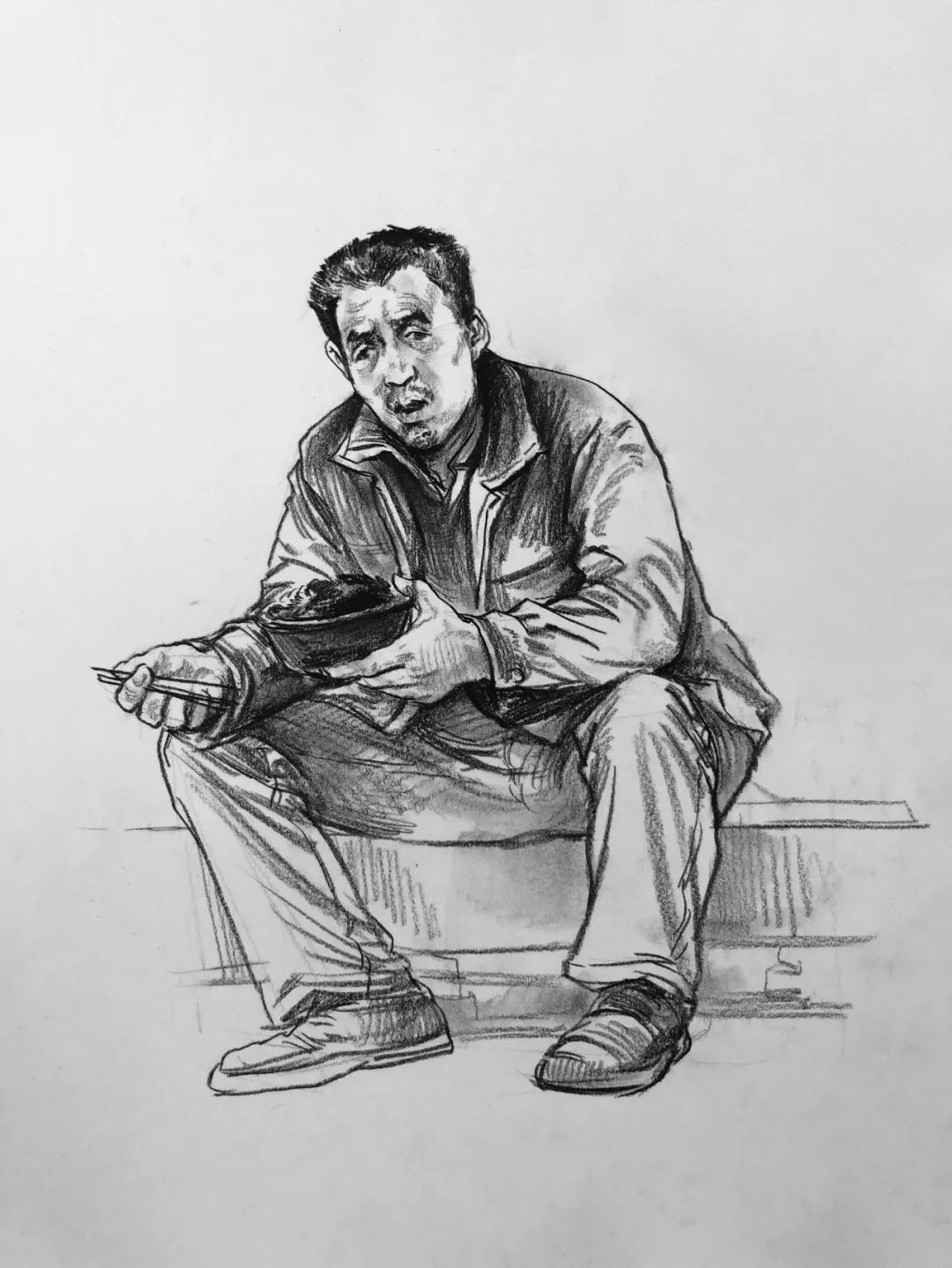 如何画好速写厚一速写名师韩永恒速写慢写教学步骤解析