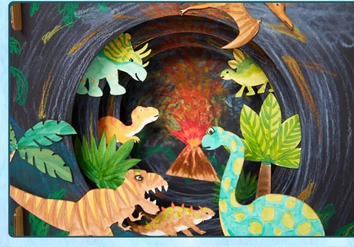 琅琊手工课堂创意手工diy立体拼装恐龙时代