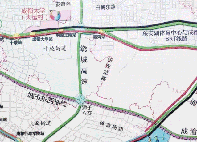 外青松公路白鹤段规划图片