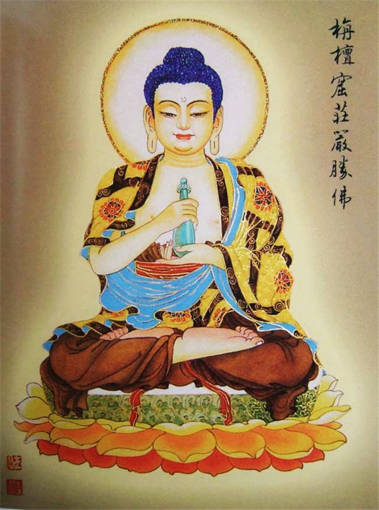 1/ 15 南无无忧德佛 南无贤善首佛 南无现无愚佛 南无须曼那华光佛