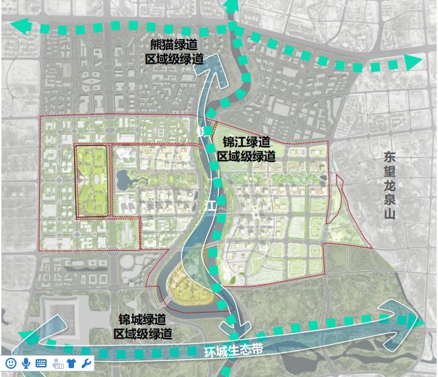 成都锦江绿道规划图片