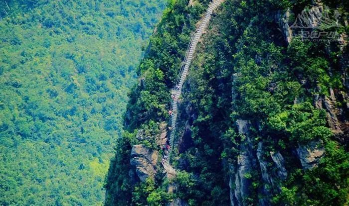 399元七夕狂欢水舞连山2日游攀金子山天梯
