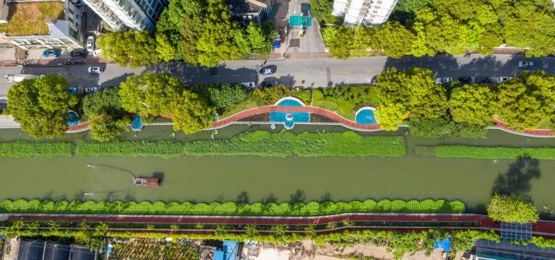 上海又一段水岸景观建成徐汇新添8000多平滨水绿地