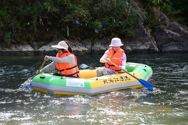 安徽岳西人间仙境桃花溪逐波漂流觅清凉