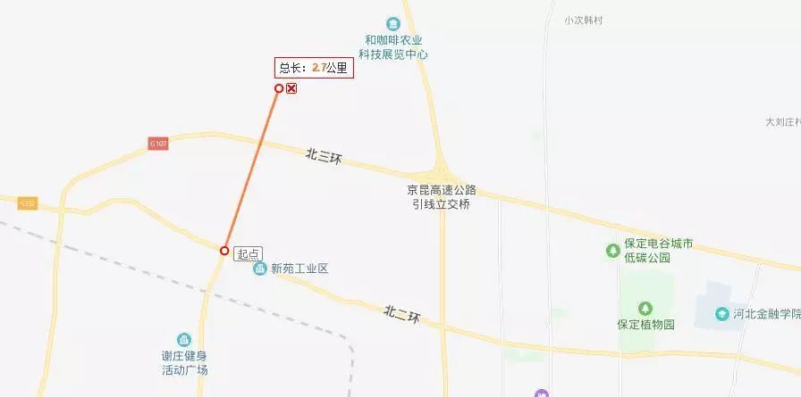 保定市西三环北延图片