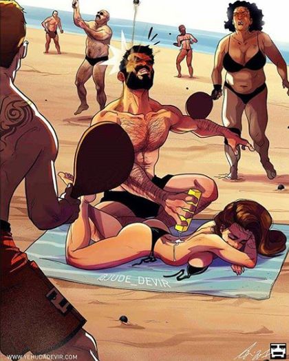 肌肉男曝光娇妻私生活照引410万网友围观这才是爱情呀