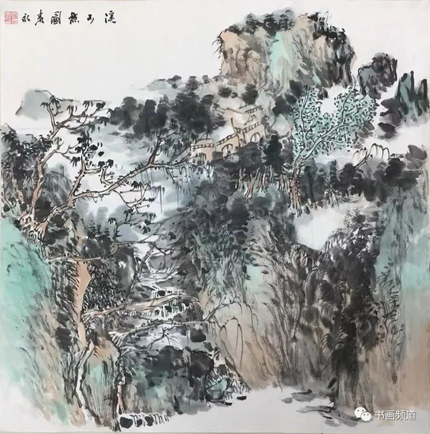 乔宜男 得水而仙 68*68张明川 徽乡细雨 70*70