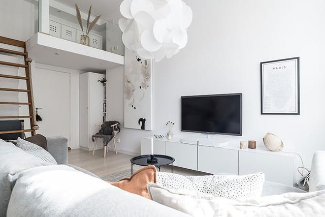 36平户型挑高客厅爆改成精致loft