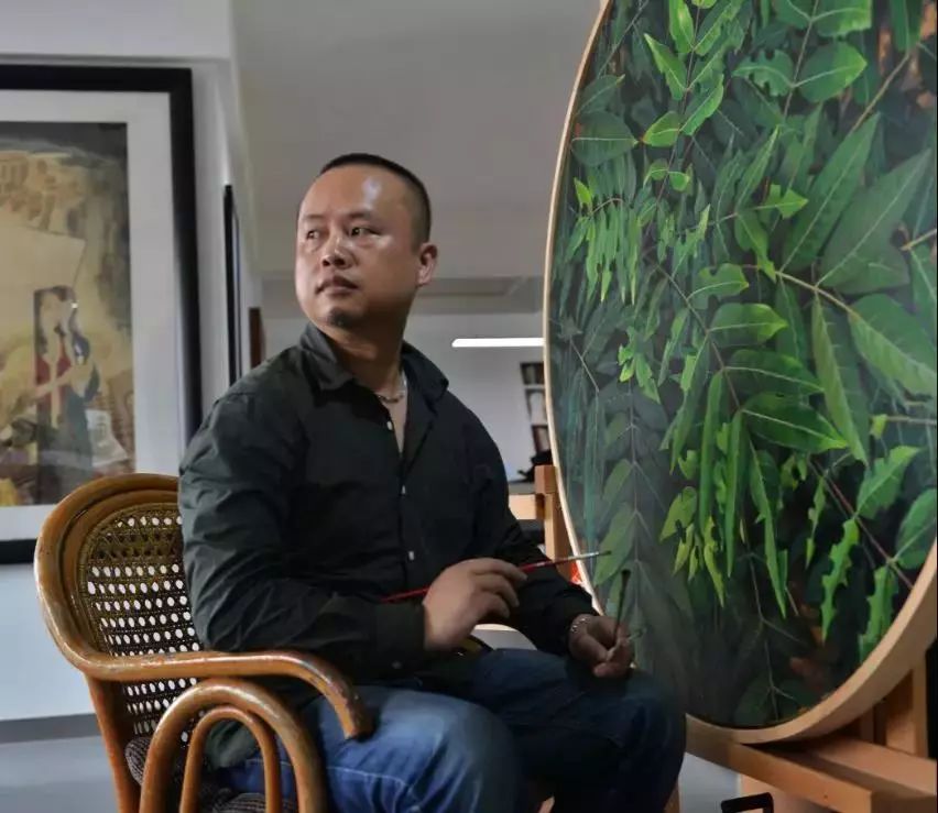 画家肖伟因荷而来共赏一场视觉盛宴