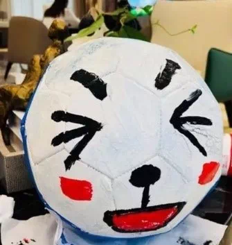 悦运动活力夏日炫彩时光足球彩绘diy来了