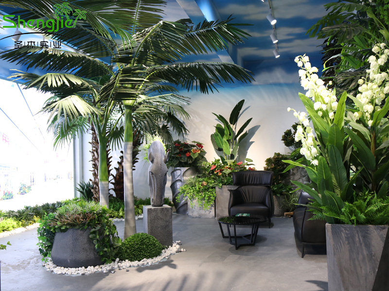 仿真植物厂家是怎样制作仿真植物的