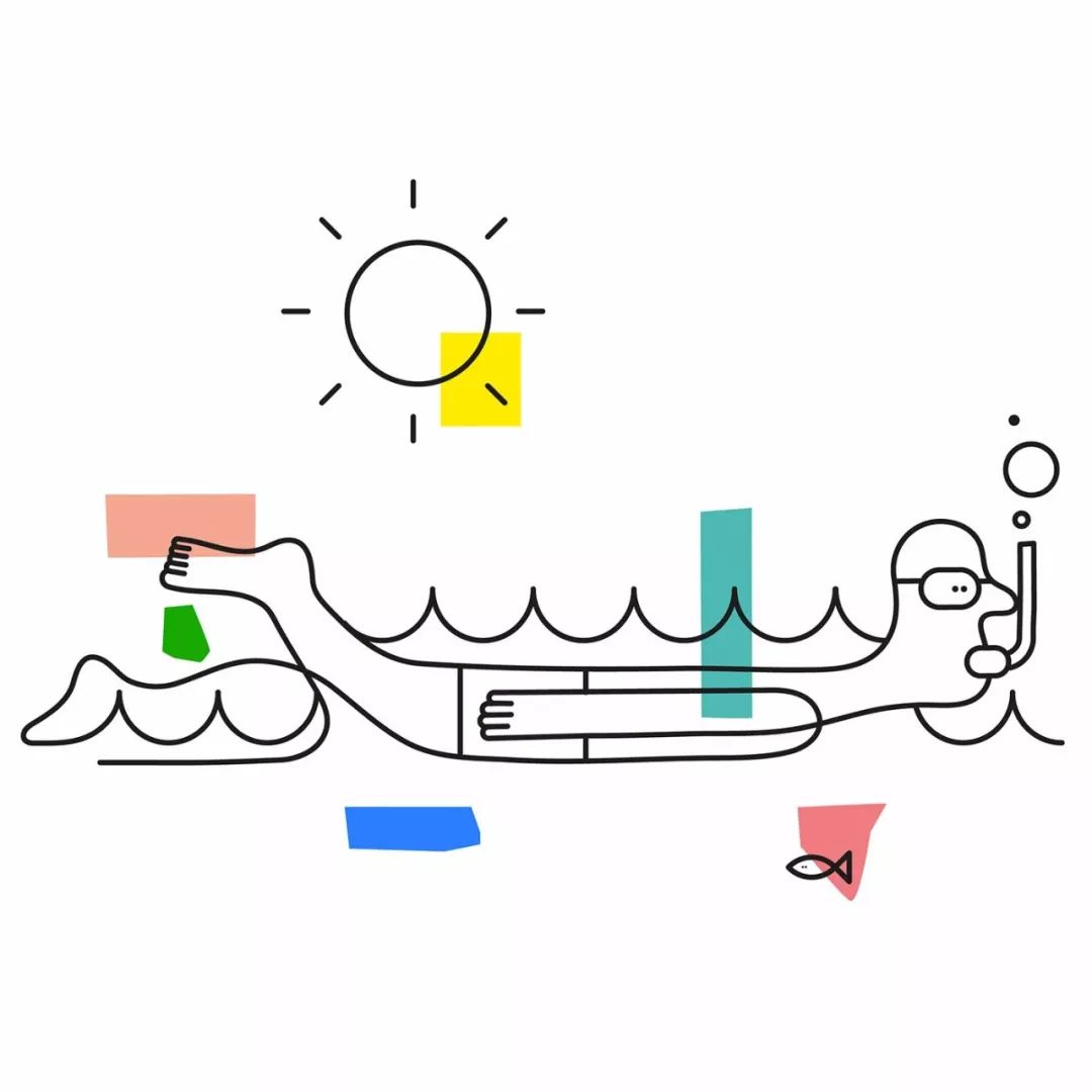 上面这些"一笔画"是意大利设计师 jonathan calugi 的作品,别看上面