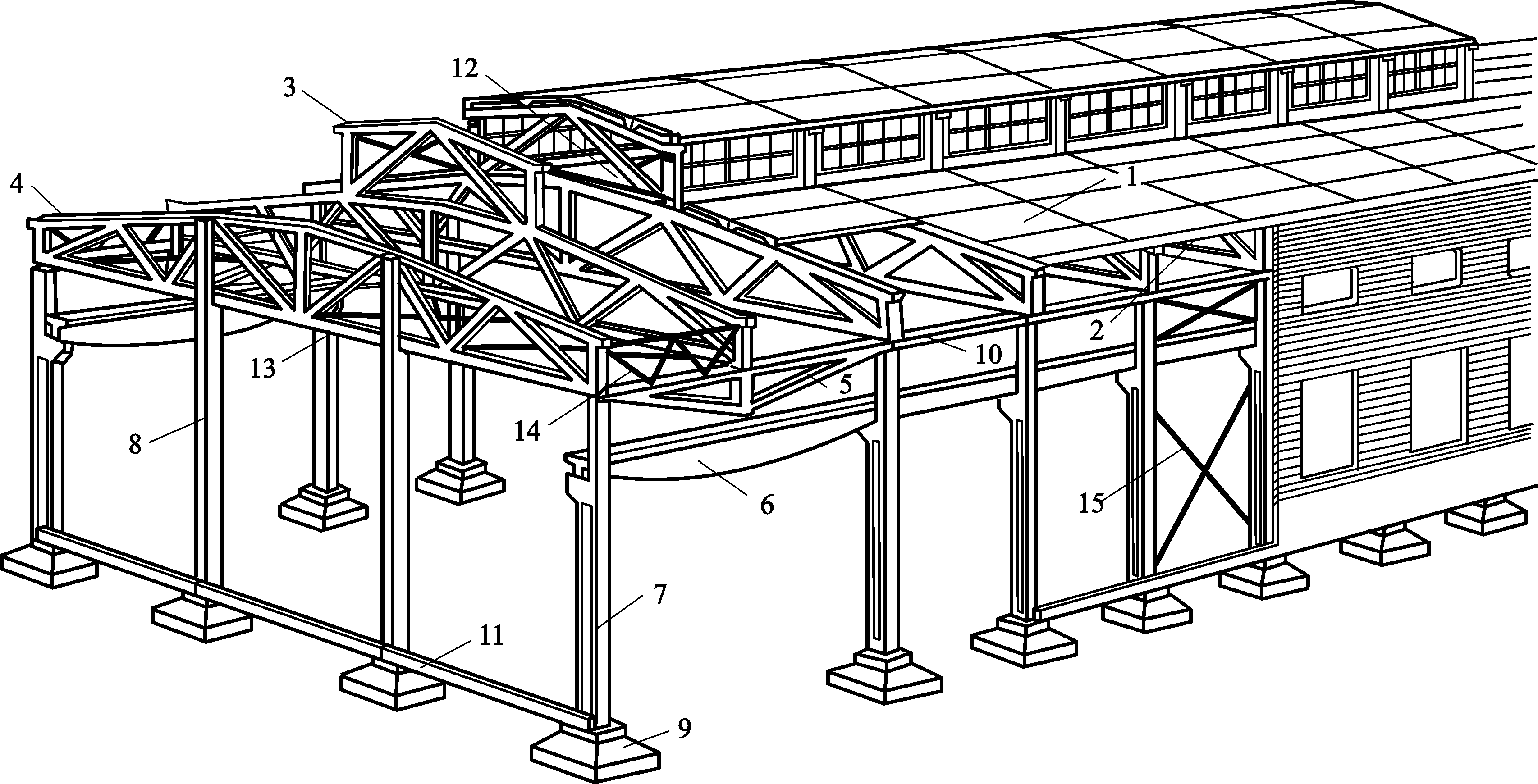 对于温度高,湿度大,结构跨度较大和有较大振动荷载的场所,不宜采用