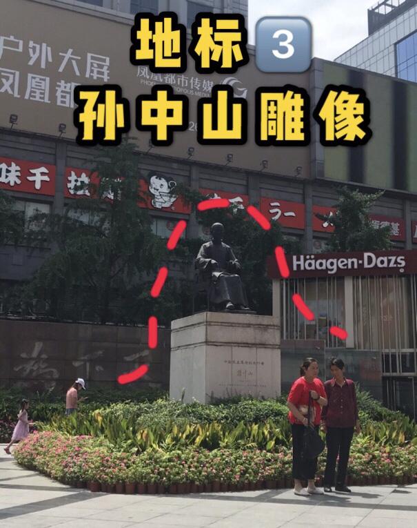 地标三:孙中山雕像地标二:春熙路石碑地标一:太古里立牌游戏规则极其