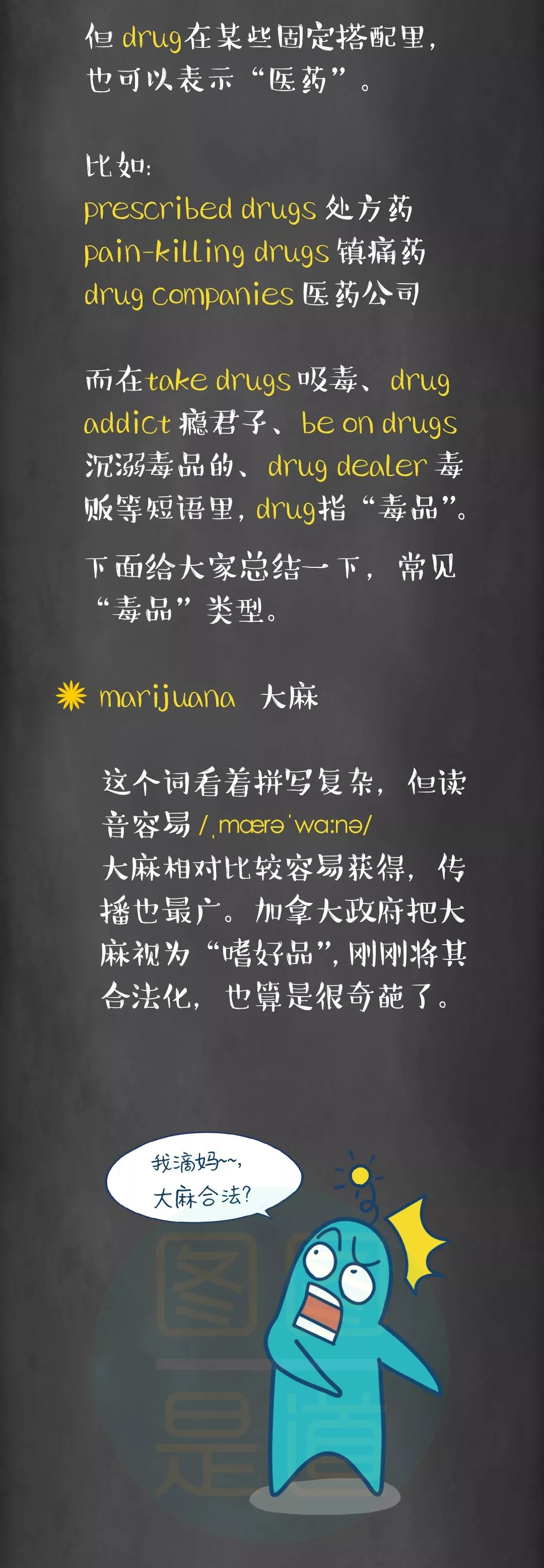 「转载」"毒品"跟"药"都是 drug?