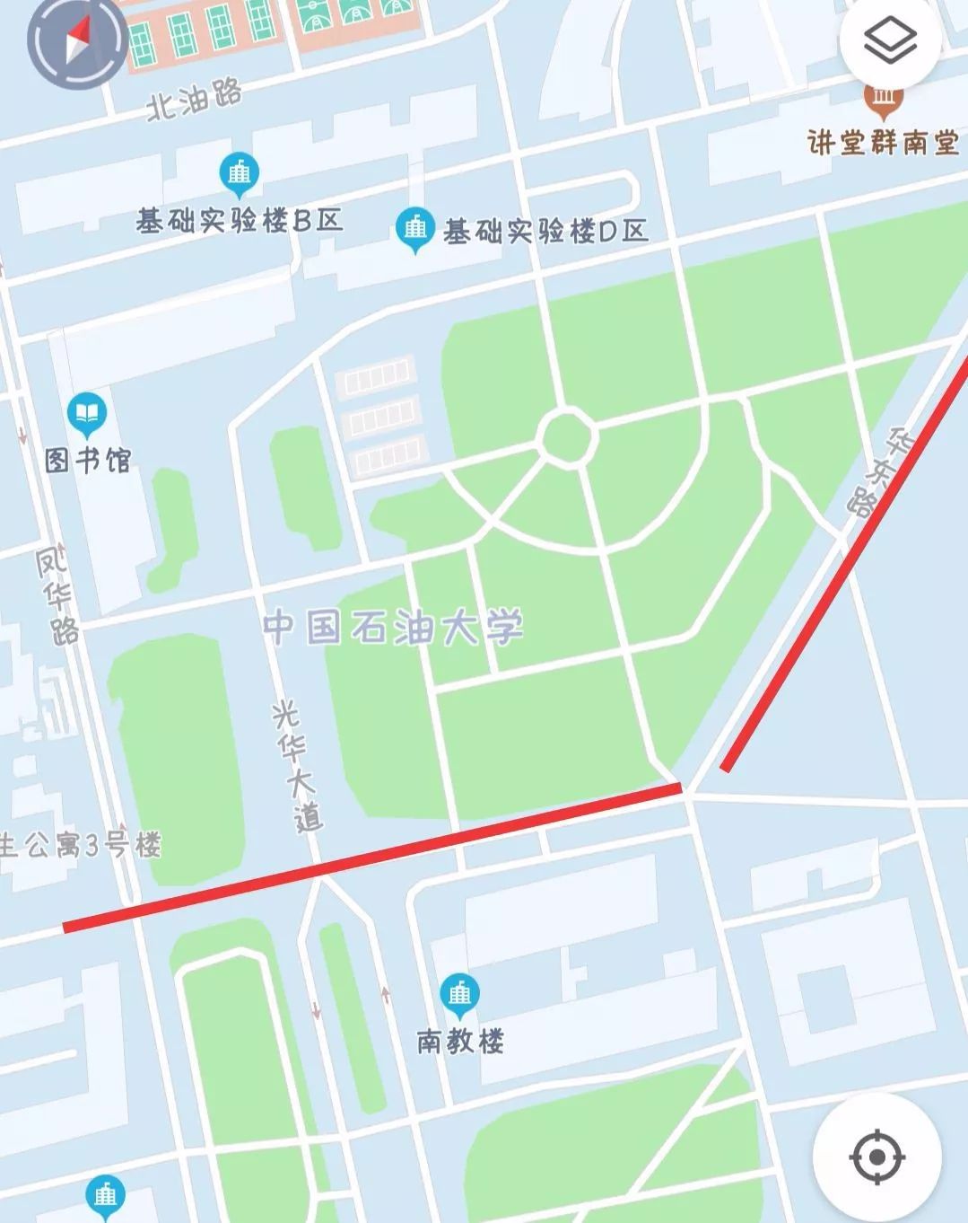 石河子大学北区地图图片