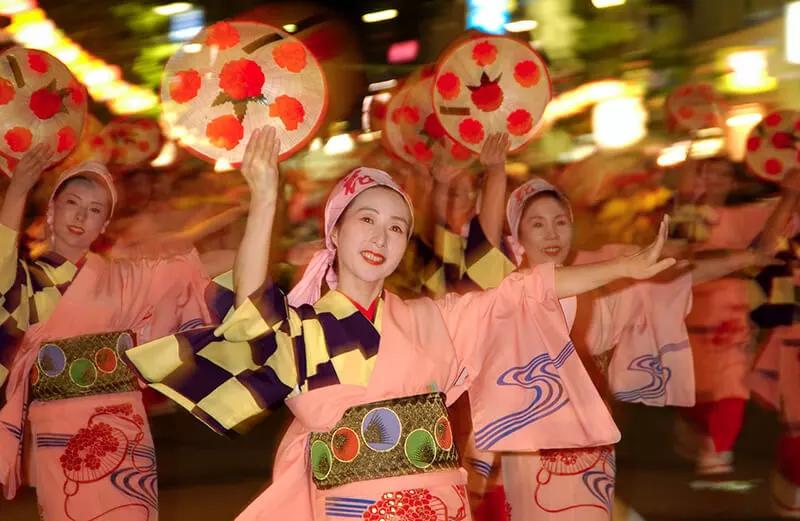 日本| 在山形花笠祭中与上万人一起华丽狂舞!_舞蹈