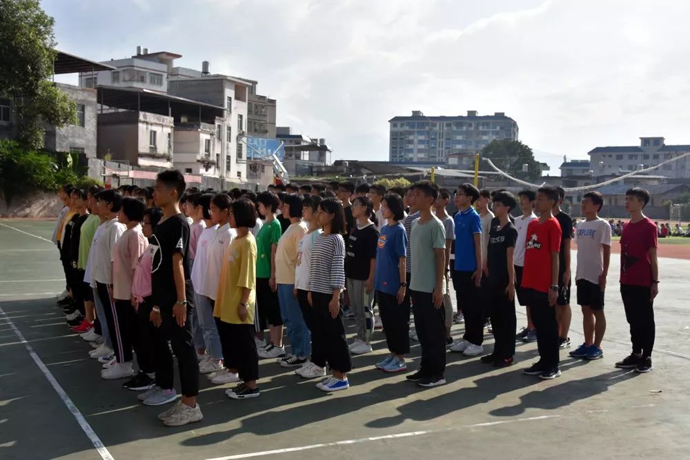 武平一中舉行2019屆高一新生入學軍訓有找到你的身影嗎