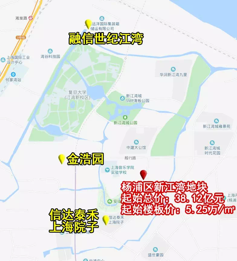 上海新江湾城地图图片
