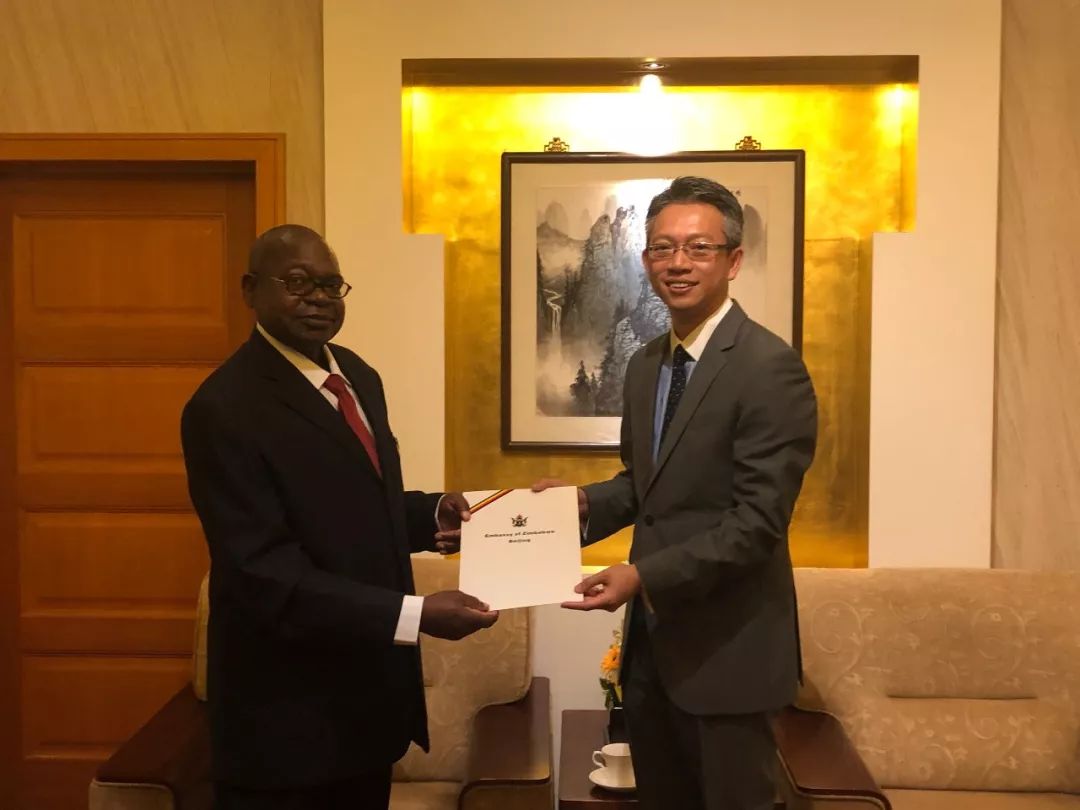 外交部礼宾司副司长兼使团办主任王鲁彤接受卡塔尔澳大利亚津巴布韦和