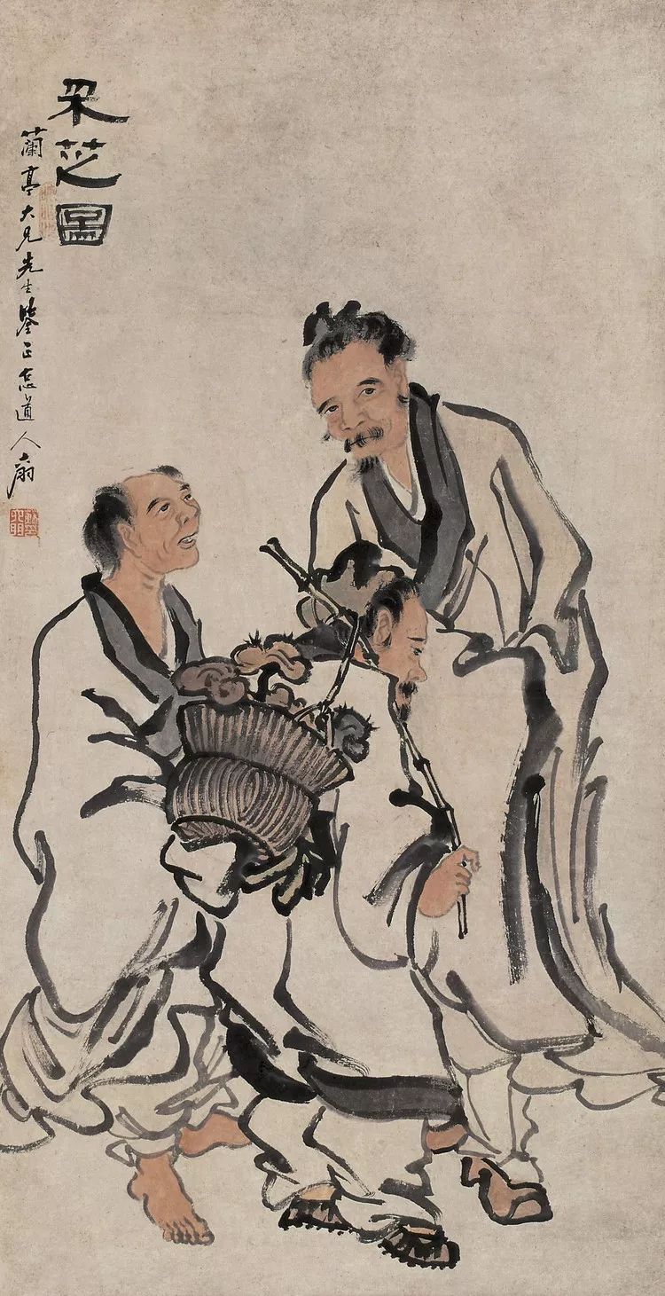 苏六朋|清朝都市百姓的市井生活(80幅)_人物画