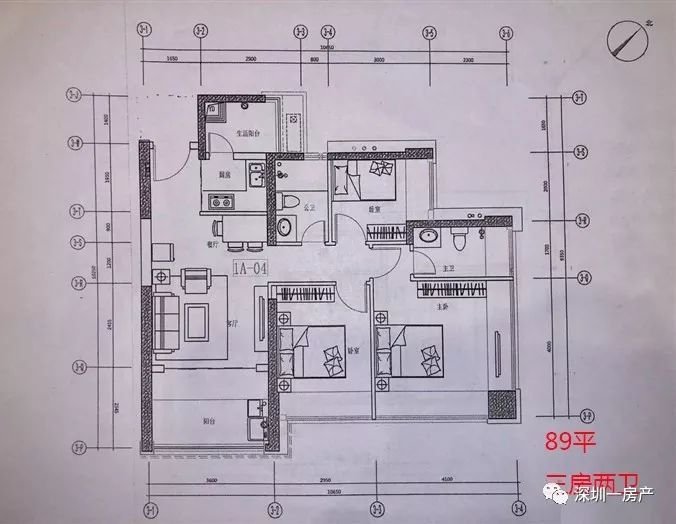 新锦安海纳公馆户型图图片