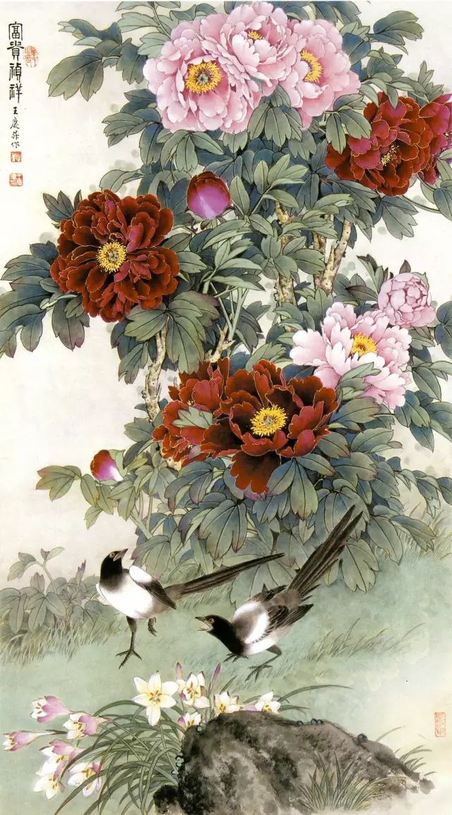 八位工笔名家牡丹作品精选你最喜欢谁