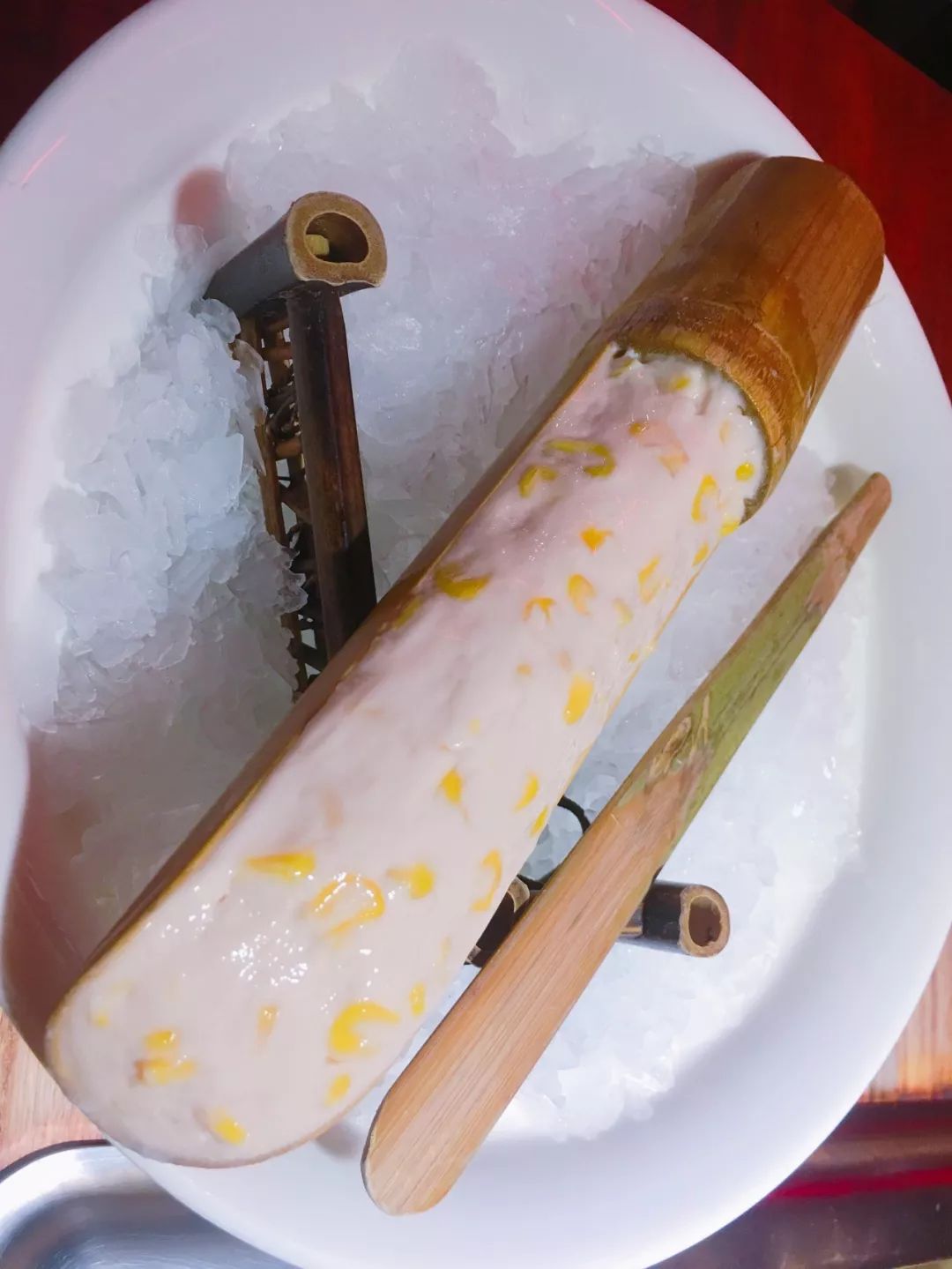 玉米滑鲜甜多汁玉米粒颗颗分明汤汁带着玉米的香甜,满分!