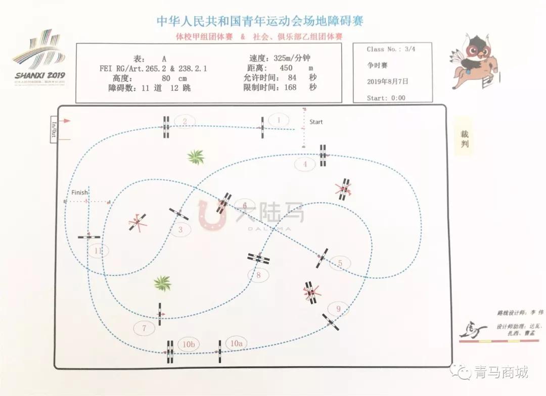 16支代表队56对场地障碍人马抢夺二青会第11金
