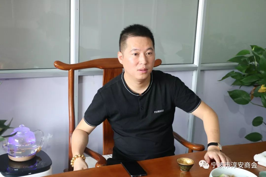 商会领导走访会员企业_余姚