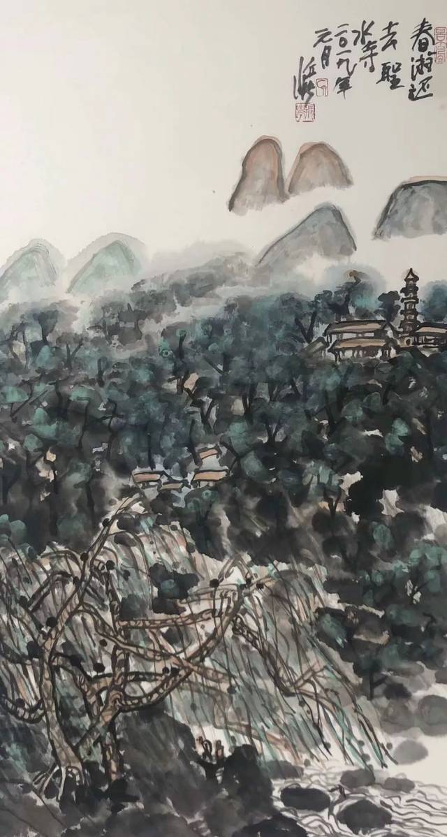 张振学山水画作品欣赏