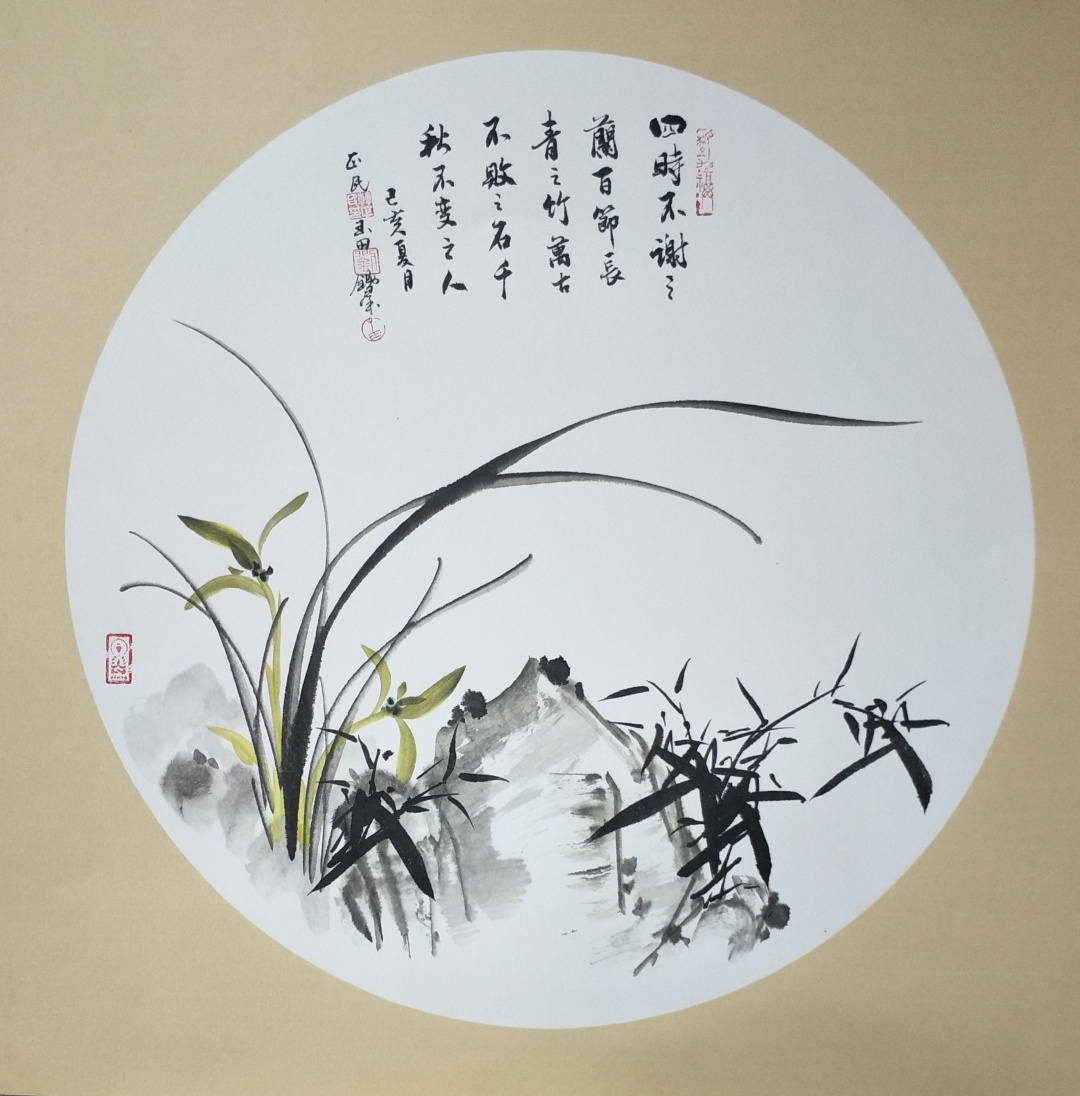现代画兰名家幽兰居士韩正民_兰花者