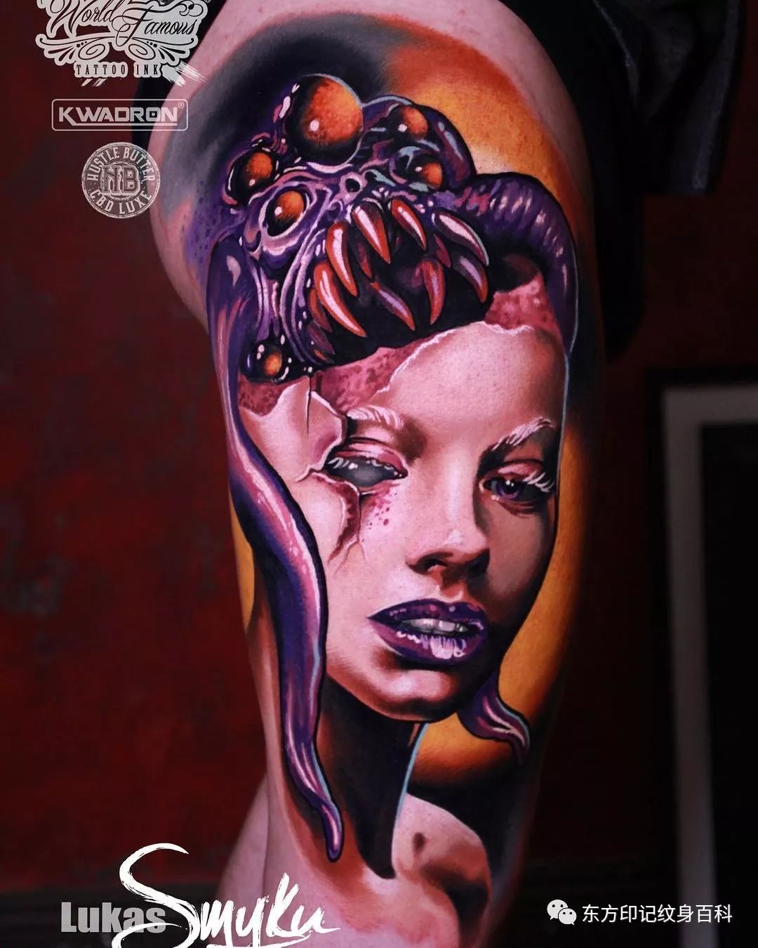 欧美写实纹身的大师——卢卡斯,来自奥菲斯纹身师战队