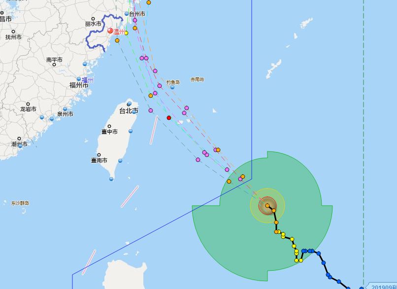 (图片来源:温州台风网)中央气象台8月7日10时继续发布台风预报:今年第