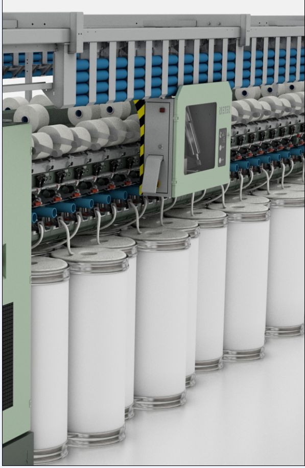 (图3 r6237半自动转杯纺纱机)编辑:男神小纱一起在看呀