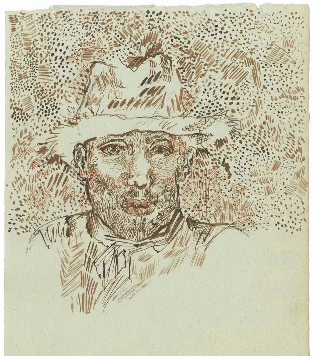 梵高南下,搬到了安静的法国小城阿尔勒,投入到高强度的油画和素描创作