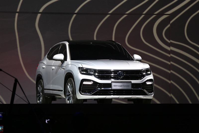 轿跑设计颜值更高更个性大众探岳coupe量产版年内上市