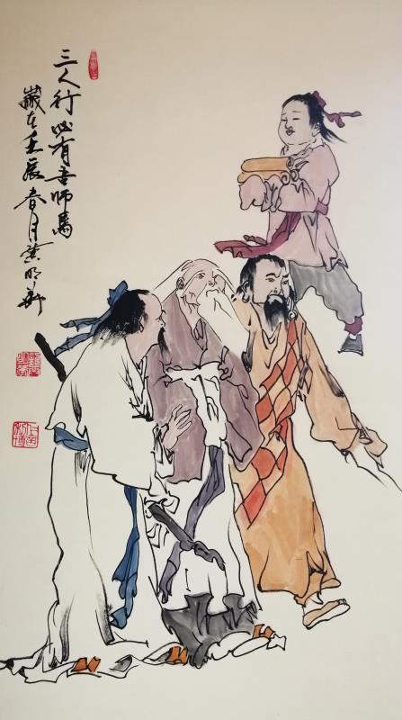 龚明华人物画图片