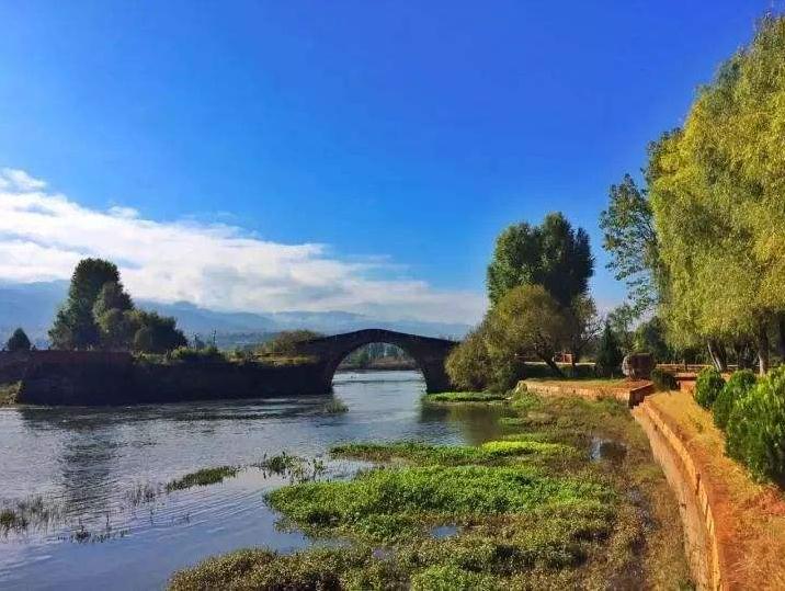 雲南大理劍川名勝玉津橋