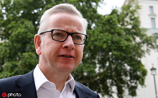 负责英国无协议脱欧计划的内阁大臣迈克尔·戈夫(michael gove)表示