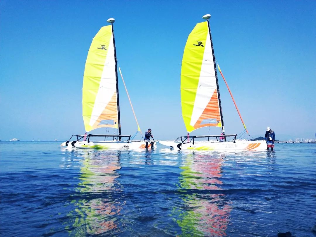 到现在已经有将近70年历史(sailing boat)3:hobie帆船体验课程