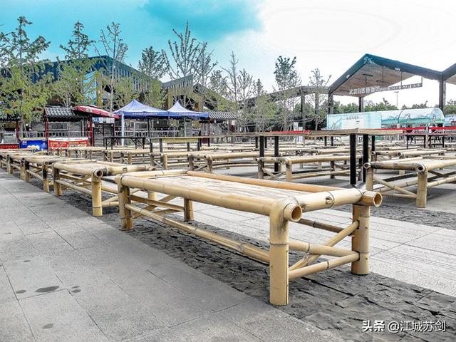园博园汉口里的竹床阵勾起了无数老武汉儿时的满满记忆