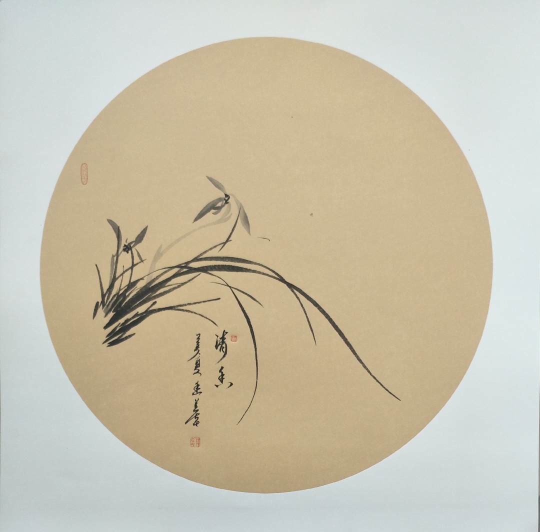 现代画兰名家幽兰居士韩正民_兰花者